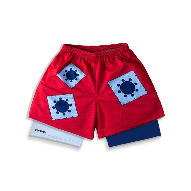 CONQUEROR CONTRAST PERFORMANCE SHORTS