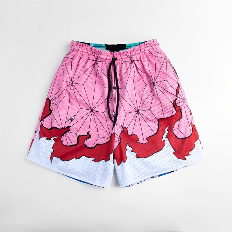 BLOOMING RAGE MESH SHORTS