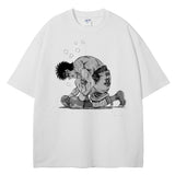 DOWN! BEIGE VINTAGE TEE