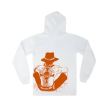 FIRE FIST WHITE GRAPHIC HOODIE