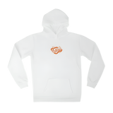 FIRE FIST WHITE GRAPHIC HOODIE