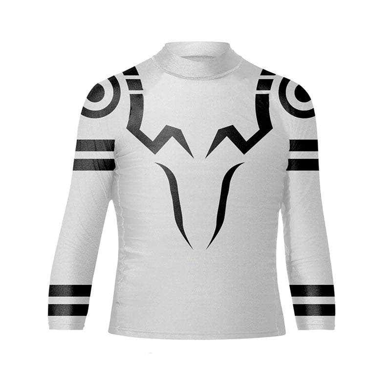 KING OF CURSES WHITE COMPRESSION LONG SLEEVE