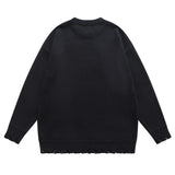 SORCERER KILLER RIPPED KNITTED SWEATER