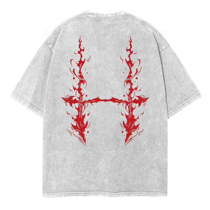 BLOOD MANIPULATION OFF-WHITE VINTAGE TEE