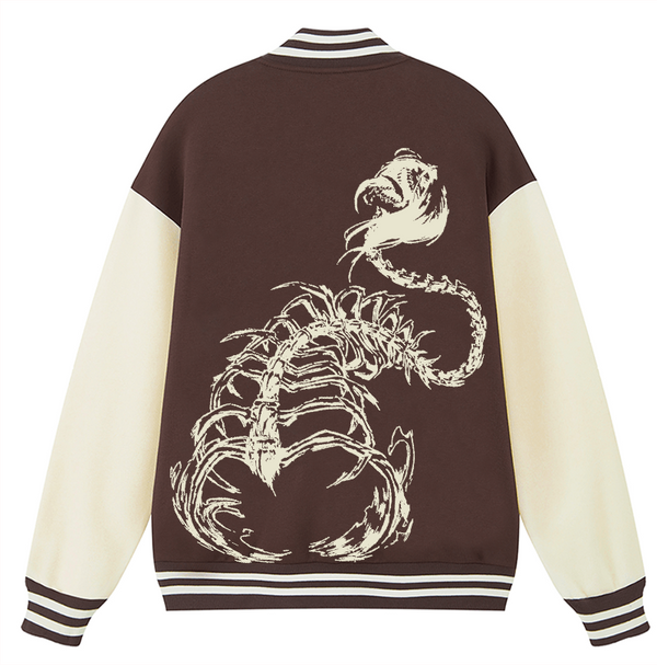 CENTIPEDE RUSSET - BASEBALL VARSITY JACKET