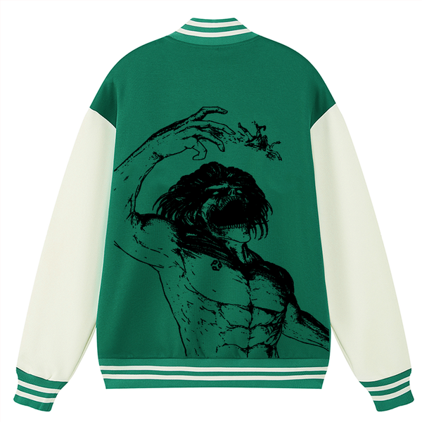 ATTACK BASIL - BASEBALL VARSITY JACKET