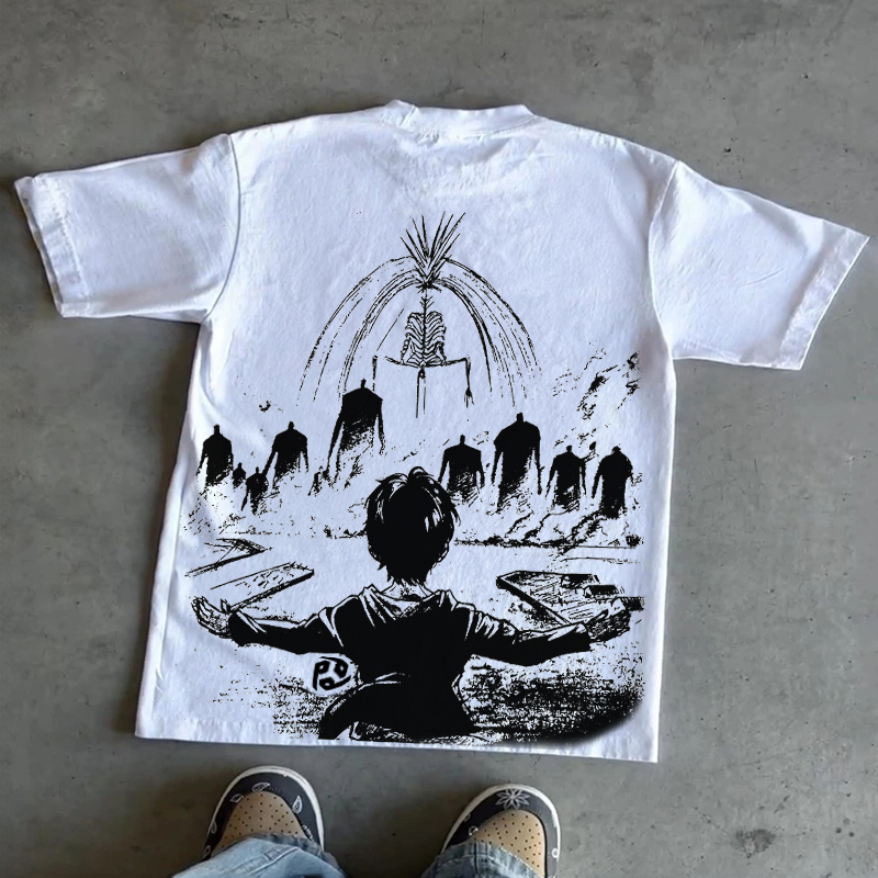 ENDLESS MARCH WHITE TEE – Pomel