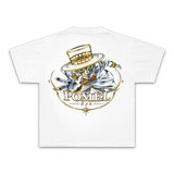 SCHWARZES SCHWERTKÄMPFER-ZEICHNUNGST-T-SHIRT