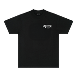 SCHWARZES SCHWERTKÄMPFER-ZEICHNUNGST-T-SHIRT