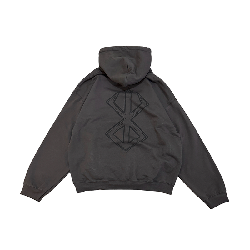 GUTS MELANCHOLIC CHARCOAL HOODIE