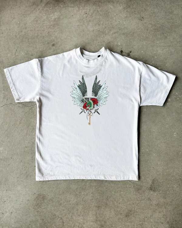 MILITARY BRANCHES WHITE TEE