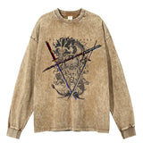 THREE SWORDS STYLE BEIGE VINTAGE SWEATER