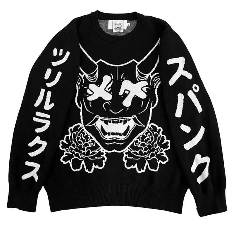JAPANESE DEMON KNITTED SWEATER