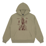 COMPANIONS MILITARY GREEN HOODIE