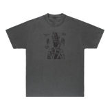 تي شيرت رسم السياف الأسود