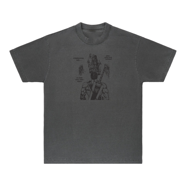 تي شيرت رسم السياف الأسود