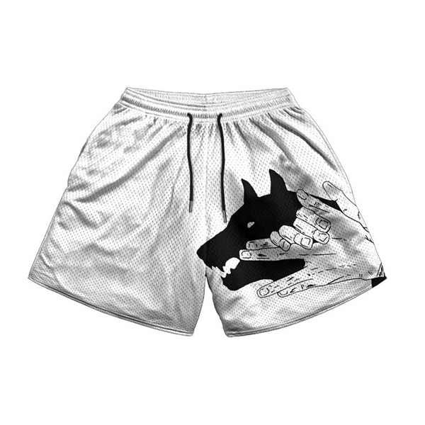 CANINE DEITY MESH SHORTS