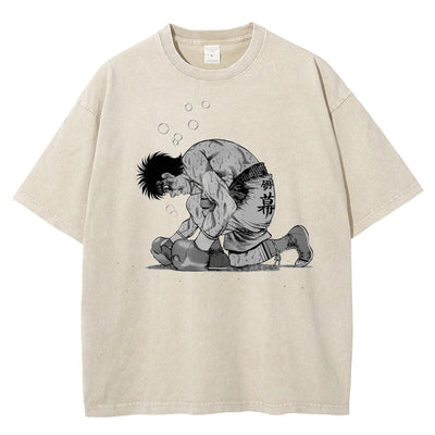 DOWN! BEIGE VINTAGE TEE