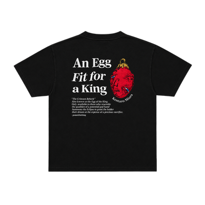 EGG OF THE KING BLACK TEE
