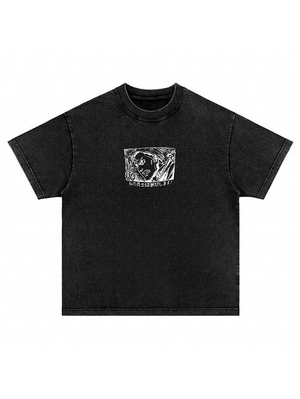 SHINZOU WO SASAGEYO VINTAGE TEE