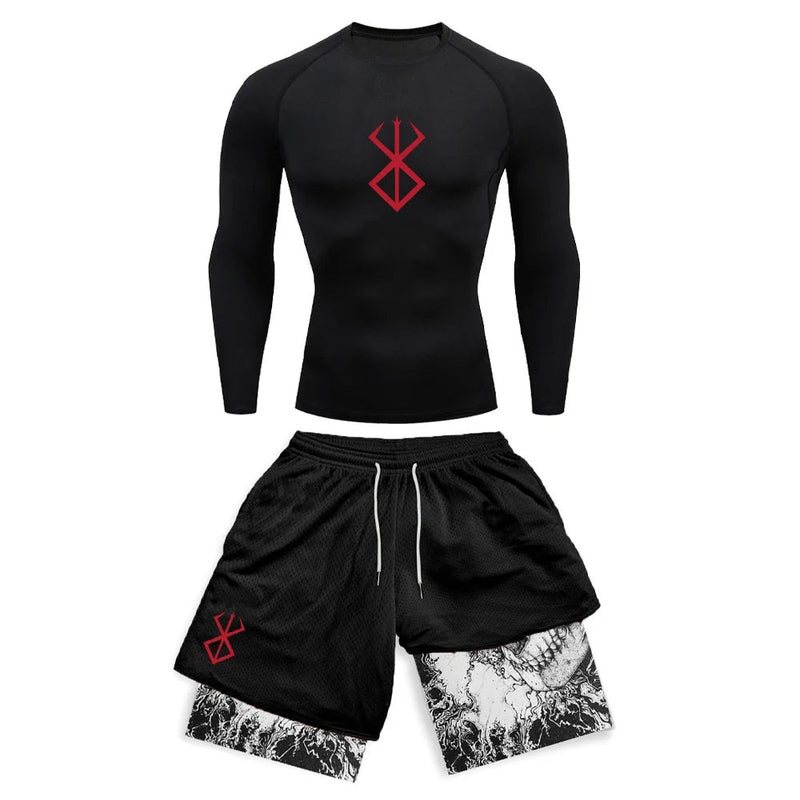 BOS X SKULLS LONG RASH BUNDLE FIT