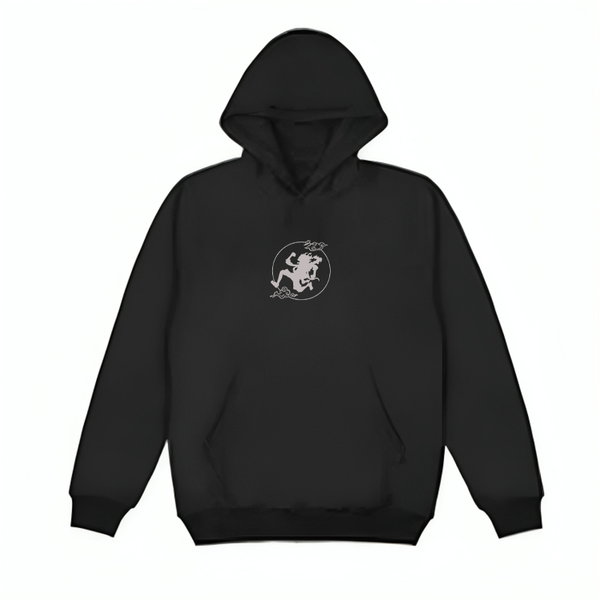 THE LIBERATOR BLACK GRAPHIC HOODIE