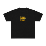 SCHWARZES SCHWERTKÄMPFER-ZEICHNUNGST-T-SHIRT