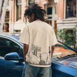 GRAVE OF SWORDS BEIGE TEE