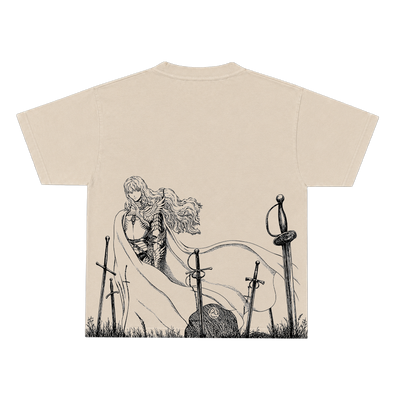 GRAVE OF SWORDS BEIGE TEE