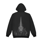 EMPTY THRONE? BLACK GRAPHIC HOODIE