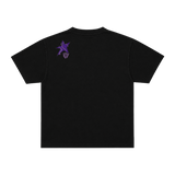 SCHWARZES SCHWERTKÄMPFER-ZEICHNUNGST-T-SHIRT