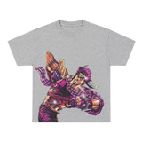 SCHWARZES SCHWERTKÄMPFER-ZEICHNUNGST-T-SHIRT