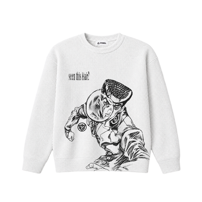UNBREAKABLE HAIR OFF-WHITE THERMAL KNIT