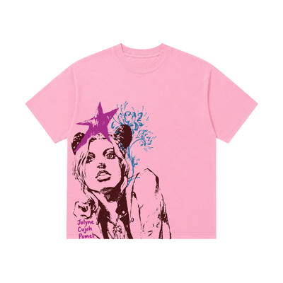 STAR BLOOM LIGHT PINK TEE