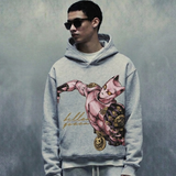 DEADLY QUEEN GREY HOODIE