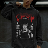 KNIVE GIRL FAMILY BURGER VINTAGE HOODIE