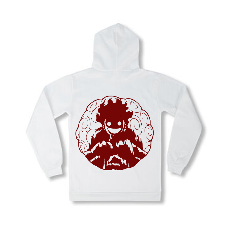 THE LIBERATOR WHITE GRAPHIC HOODIE