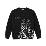 MADE IN GACT BLACK THERMAL KNIT