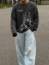 MADE IN GACT BLACK THERMAL KNIT