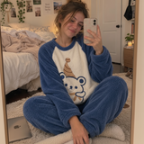 COZY BEAR PLUSH LOUNGE SET