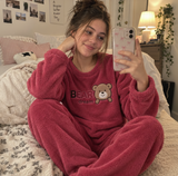 COZY BEAR PLUSH LOUNGE SET