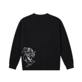 MADE IN GACT BLACK THERMAL KNIT