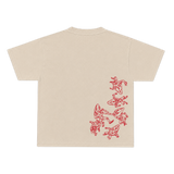SIX BULLETS CREAM TEE