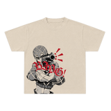 SIX BULLETS CREAM TEE