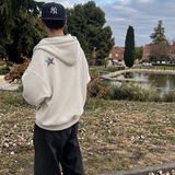 STAR STONE APRICOT ZIP UP HOODIE