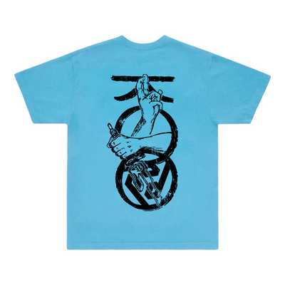 HEAVENLY CLASH SKY BLUE TEE