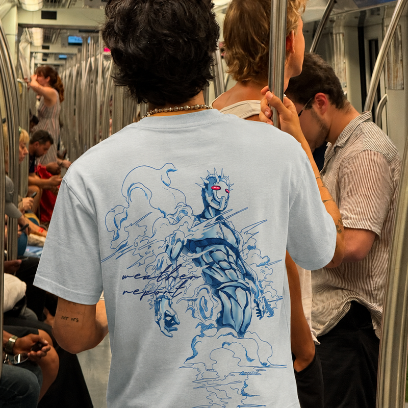 FORECAST LIGHT BLUE TEE – Pomel