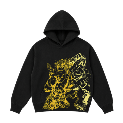 WARUDO BLACK HOODIE
