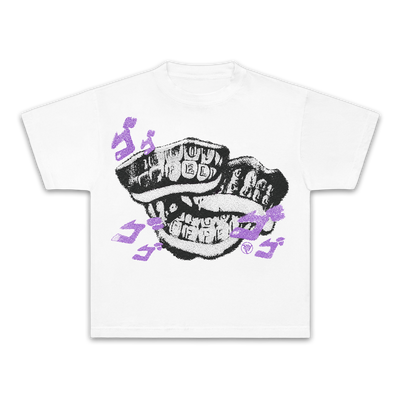 MENACING GRILLZ WHITE TEE
