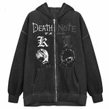 DEATH NOTE ZIP UP HOODIE - Pomel